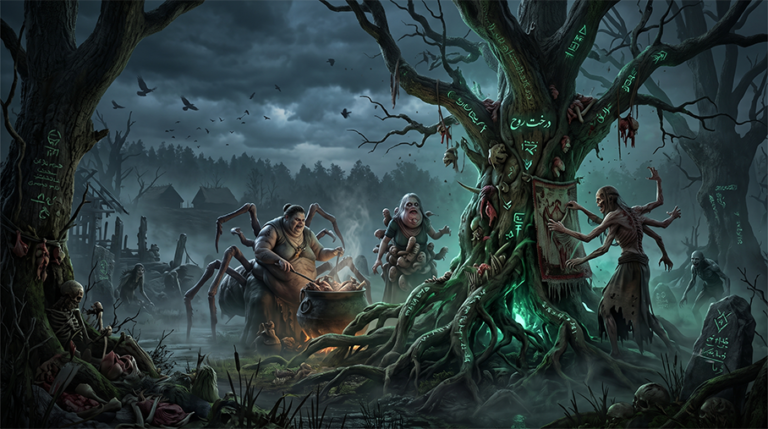 جادو و نفرین جنگل‌های ولن (The Ladies of the Wood / The Crones)